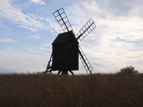 Windmills of &Ouml;land Island.